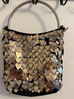 Free People Hearts On Fire Sequin Clutch